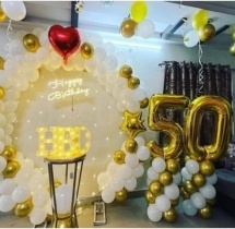 party artists 50th Happy Birthday Decoration
